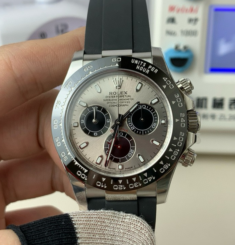 Vibrant watch on wrist